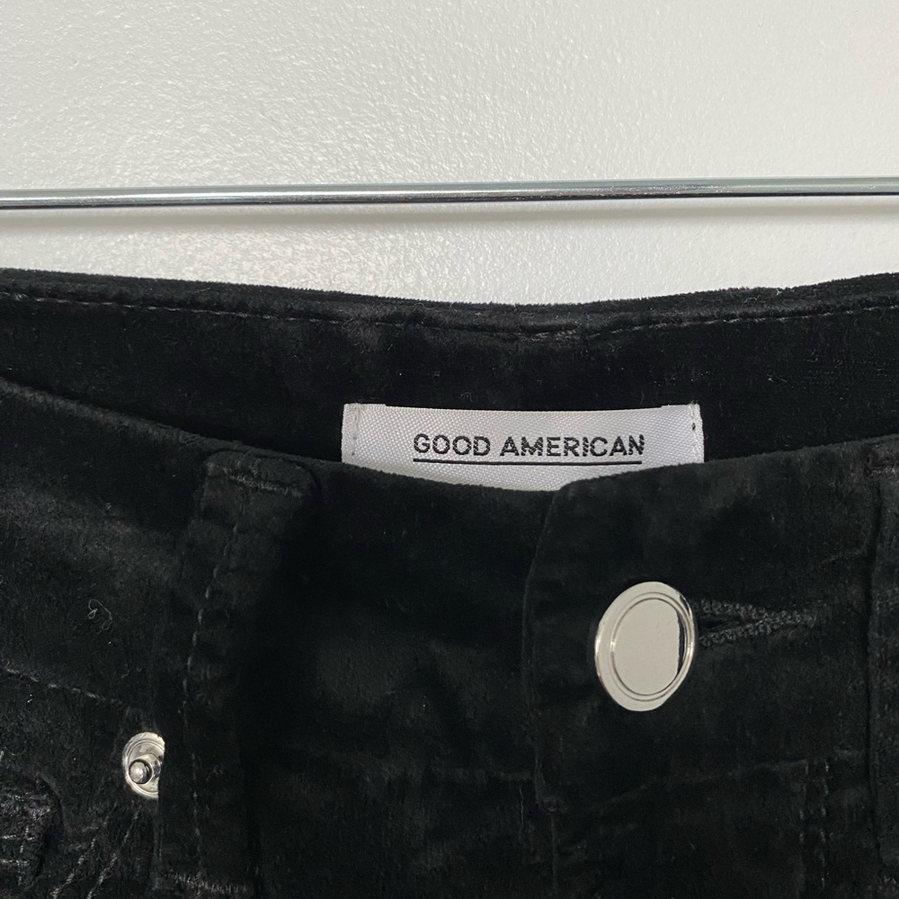 Good American Black High-Rise Jeans